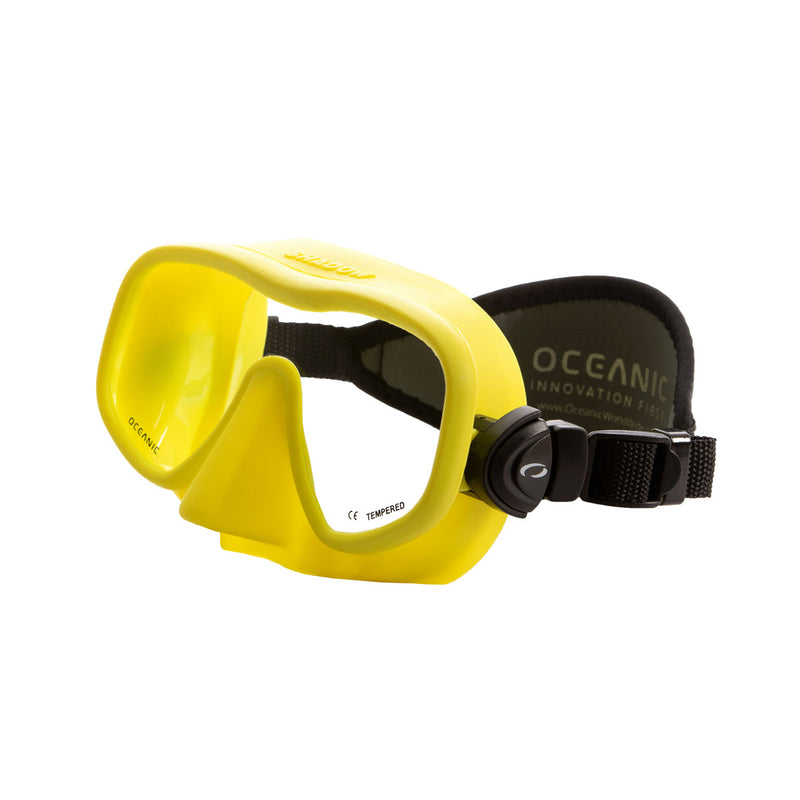 OCEANIC - MINI SHADOW Maske, für schmale Gesichter, GELB, mit Neopren-Maskenband, hochwertig
