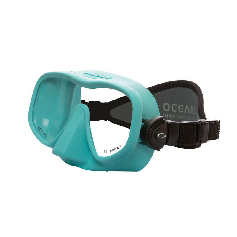 OCEANIC - SHADOW Maske, SEA BLUE, mit Neopren-Maskenband, hochwertig