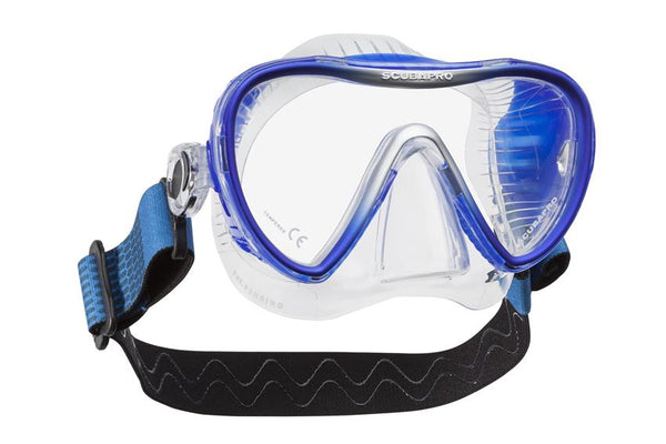 SCUBAPRO - SYNERGY 2 TRUFIT Maske, Tauchmaske Einglas, Transparent / Blau