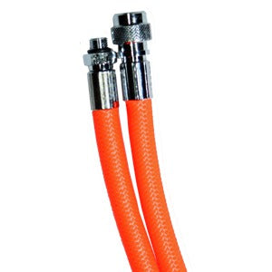 MIFLEX - Inflatorschlauch mit Standard-Kupplung, hochflexibel, Jacket Schlauch, orange