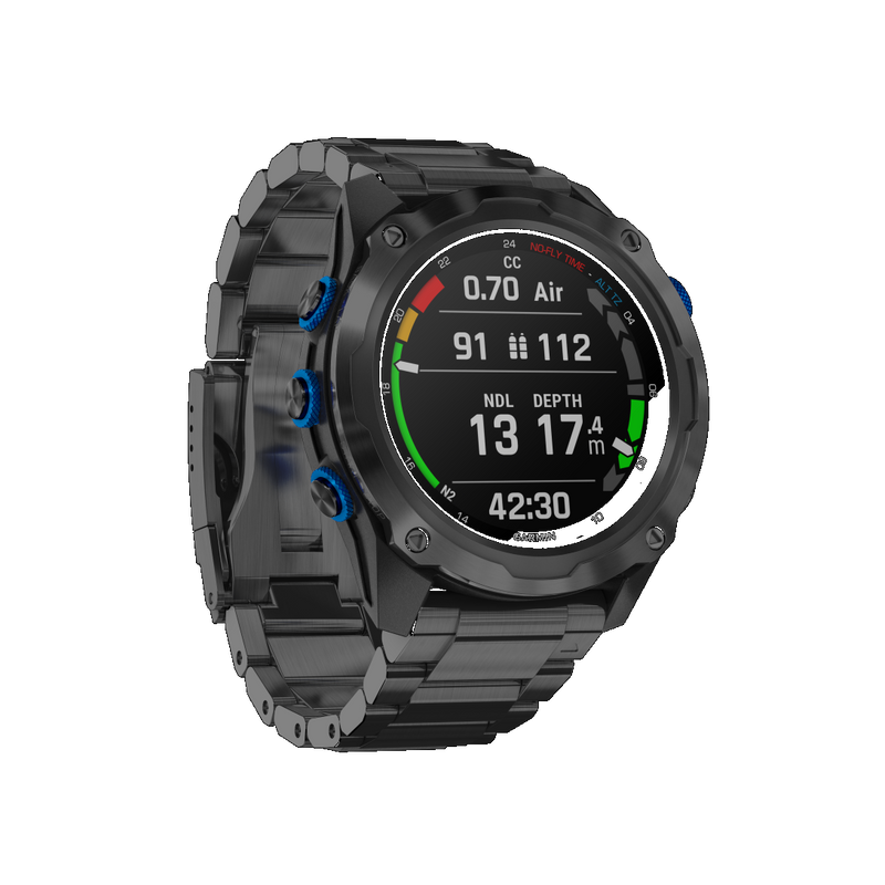 GARMIN - Descent MK2i TITAN BUNDLE Tauchcomputer Smartwatch mit Tanksender undt DLC Titan-Lünette & DLC Titan-Armband *BESTSELLER*