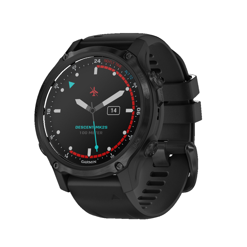 GARMIN - Descent MK2S Tauchcomputer Smartwatch in Schwarz/Titan