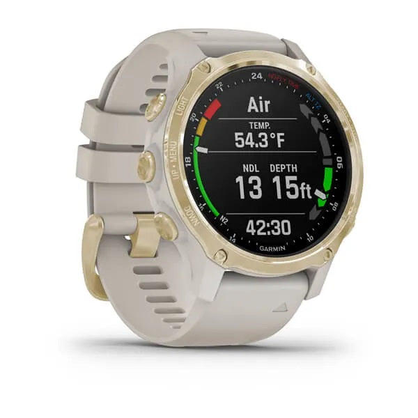 GARMIN - Descent MK2S Tauchcomputer Smartwatch in Beige/Gold