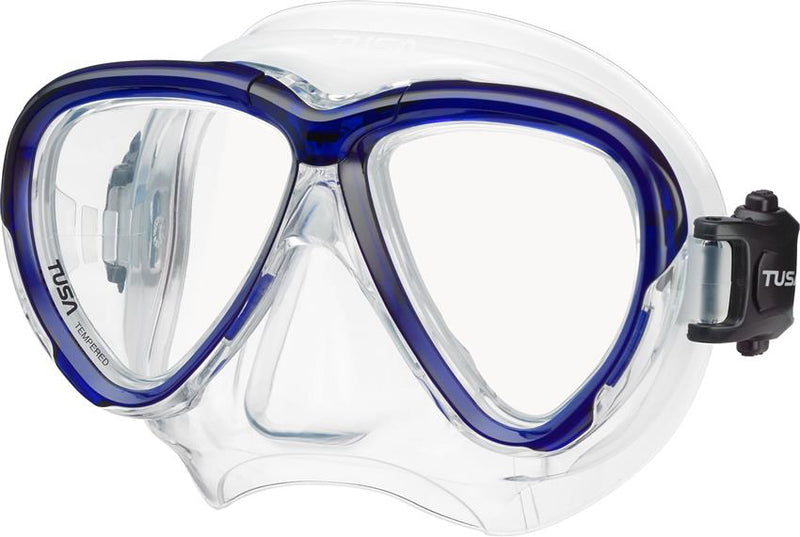 TUSA - INTEGA Tauchmaske mit 3D SYNQ - Cobalt Blue Blau / Transparent
