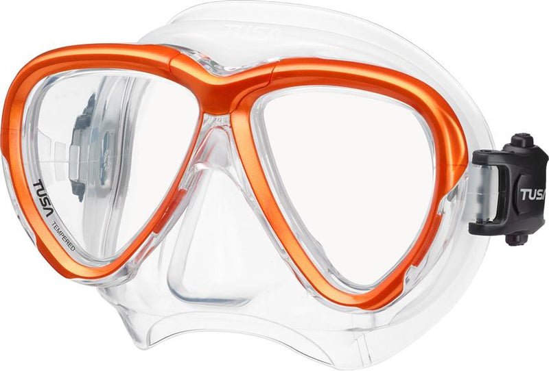 TUSA - INTEGA Tauchmaske mit 3D SYNQ - Energy Orange / Transparent