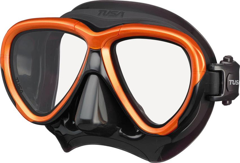 TUSA - INTEGA Tauchmaske mit 3D SYNQ - Energy Orange / Schwarz