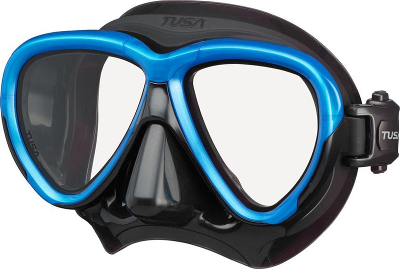 TUSA - INTEGA Tauchmaske mit 3D SYNQ - Fishtail Blue Blau / Schwarz